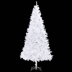 Albero di Natale Preilluminato con Palline e LED Bianco 300 cm