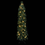 Albero di Natale Artificiale Preilluminato con 80 LED 150 cm