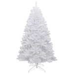 Albero Natale Artificiale Incernierato con Neve Fioccata 150 cm
