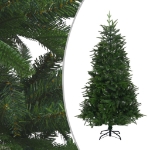 Albero di Natale Artificiale Preiluminato 210 cm Verde PVC e PE