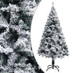 Albero di Natale Artificiale con Neve Fioccata Verde 240 cm PVC