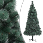 Albero di Natale Preilluminato con Suporto Verde 150 cm PET