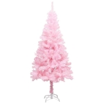 Albero di Natale Preilluminato con Palline Rosa 120 cm PVC