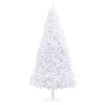 Albero di Natale Preilluminato con Palline e LED Bianco 300 cm