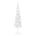 Albero di Natale Sottile Bianco 210 cm