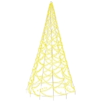 Albero di Natale Pennone Bianco Caldo 500 LED 300 cm