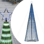 Illuminazione Albero di Natale a Cono 688LED Blu 300cm