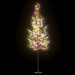 Albero di Natale 600 LED Luci Colorate Ciliegio in Fiore 300 cm