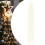 Illuminazione per Albero di Natale 320 LED Bianco Caldo 375 cm