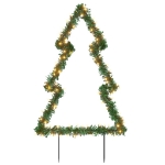 Decorazione Luminosa Natale Picchetti Terra Albero 115LED 90cm