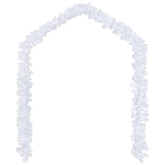 Ghirlande Natalizie 4 pz Bianco 270 cm PVC