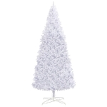 Albero di Natale Preilluminato con Palline e LED Bianco 400 cm