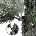 Albero Natale Artificiale Incernierato con Neve Fioccata 150 cm