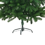 Albero di Natale Preilluminato con Palline Verde 180 cm