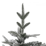 Albero di Natale Péreilluminato Neve Fioccata Verde 210 cm PVC