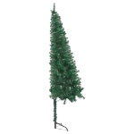 Albero Natale per Angolo con LED e Palline Verde 180 cm PVC