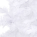 Albero Natale per Angolo con LED e Palline Bianco 150 cm PVC