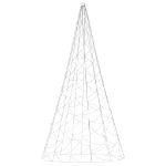 Albero di Natale Pennone Bianco Caldo 500 LED 300 cm
