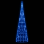 Illuminazione Albero di Natale su Pennone 3000LED Blu 800cm