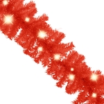 Ghirlanda Natalizia con Luci a LED 5 m Rossa
