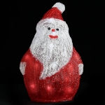 Babbo Natale LED in Acrilico per Interno ed Esterno 28 cm