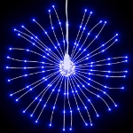 Illuminazione di Natale Galassia 140 LED Blu 17 cm