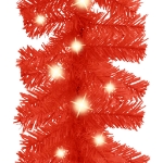 Ghirlanda Natalizia con Luci a LED 10 m Rossa