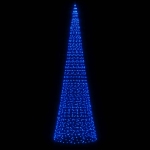 Illuminazione Albero di Natale su Pennone 1534LED Blu 500cm