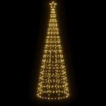 Illuminazione Albero Natale Picchetti 570LED Bianco Caldo 300cm