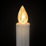 Candele Senza Fili a LED con Telecomando 10 pz Bianco Caldo