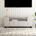 Mobile per TV Grigio Cemento 120x35x48 cm Legno Multistrato