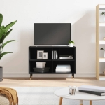 Mobile Porta TV Nero 69,5x30x50 cm in Legno Multistrato