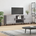 Mobile Porta TV Grigio Sonoma 150x30x50 cm in Legno Multistrato