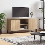 Mobile Porta TV Rovere Sonoma 104x35x50 cm in Legno Multistrato