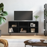 Mobile Porta TV Nero 103,5x30x50 cm in Legno Multistrato