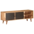 Mobile Porta TV 115x30x39 cm in Legno Massello di Acacia