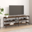 Mobile Porta TV Rovere Marrone 140x30x50 cm Legno Multistrato