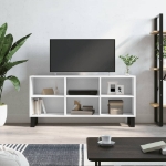 Mobile Porta TV Bianco 103,5x30x50 cm in Legno Multistrato