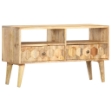 Mobile Porta TV 90x30x50 cm in Legno Massello di Mango