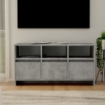 Mobile Porta TV Grigio Cemento 102x37,5x52,5 cm in Truciolato