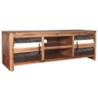 Mobile Porta TV in Legno Massello di Acacia 120x35x40 cm