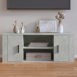 Mobile per TV Grigio Cemento 100x35x40 cm Legno Multistrato