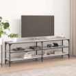 Mobile Porta TV Grigio Sonoma 160x30x50 cm in Legno Multistrato