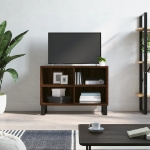 Mobile Porta TV Rovere Marrone 69,5x30x50 cm Legno Multistrato