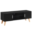 Mobile Porta TV Nero 120x40x46 cm in MDF