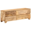 Mobile Porta TV in Legno Massello di Mango 110x30x40 cm