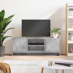 Mobile Porta TV Grigio Cemento 102x30x37,5 cm Legno Multistrato