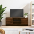 Mobile Porta TV Rovere Marrone 102x30x37,5 cm Legno Multistrato