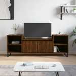 Mobile TV Rovere Marrone 160x35x55 cm in Legno Multistrato