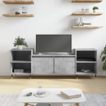 Mobile per TV Grigio Cemento 160x35x55 cm Legno Multistrato